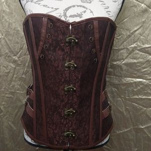 Steam punk corset with thong New